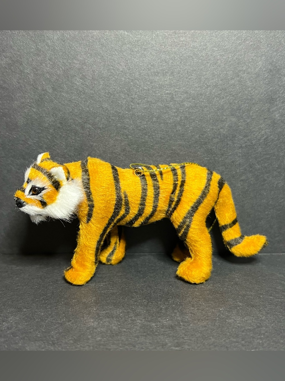 Wondershop 2022 Realistic Faux Fur Wild Jungle Big Cat Tiger Ornament 4.5"